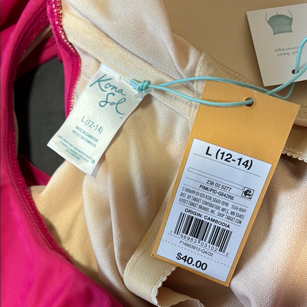 Chic One-Shoulder Ruffle Swimsuit - Pink - Picture 3 of 4